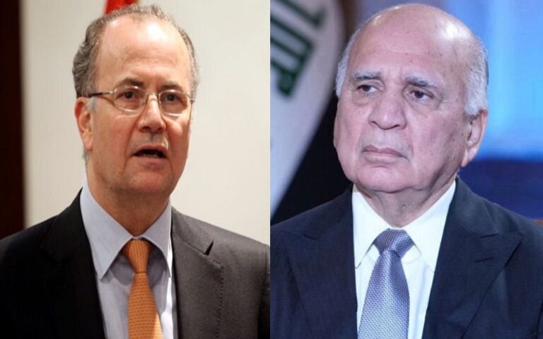 وزیر خارجه عراق: با هرگونه تلاشی برای کوچاندن مردم فلسطین مخالفیم