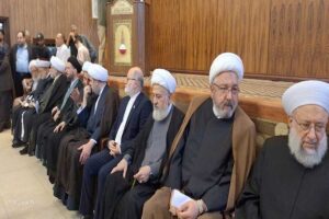 نشست گسترده علمایی در مجلس اعلای اسلامی شیعیان لبنان در همبستگی با ایران+ تصاویر 2 نشست گسترده علمایی در مجلس اعلای اسلامی شیعیان لبنان در همبستگی با ایران+ تصاویر