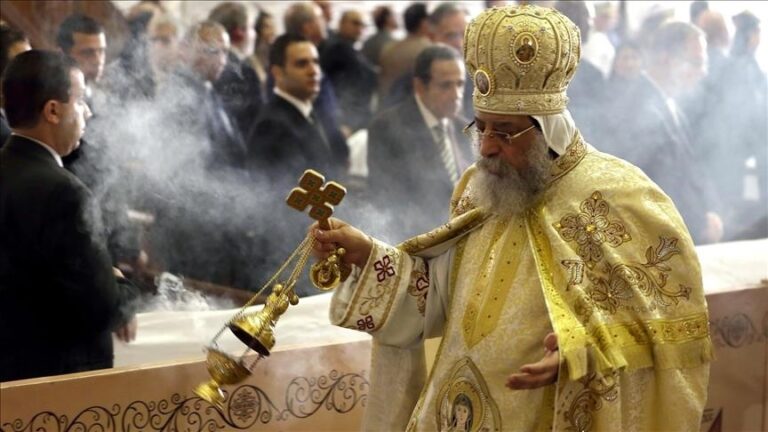پاپ تواضروس دوم رهبر مسیحیان قبطی