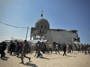 گزارش تصویری نخستین نماز جمعه غزه پس از توقف جنگ