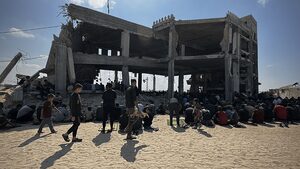 گزارش تصویری نخستین نماز جمعه غزه پس از توقف جنگ