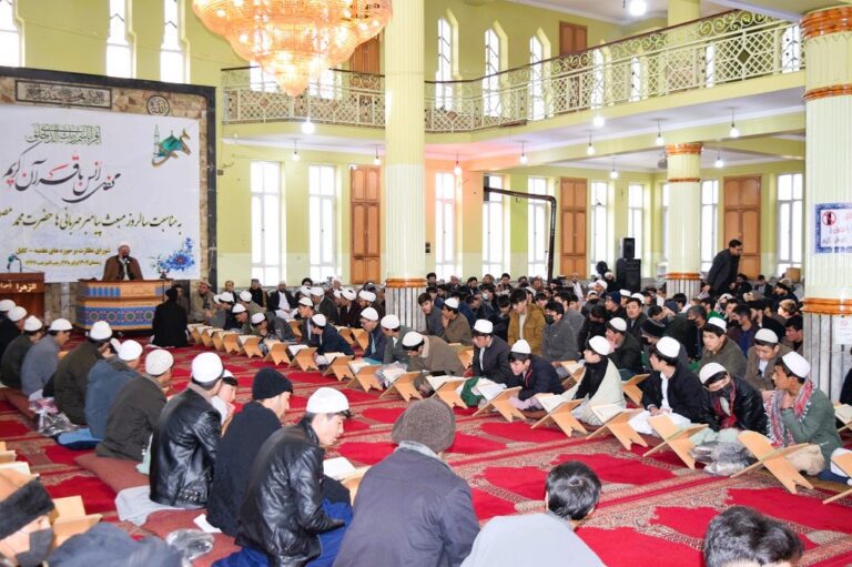 گزارش تصویری| کابل: محفل انس با قرآن کریم به مناسبت بعثت رسول اکرم (ص)‏